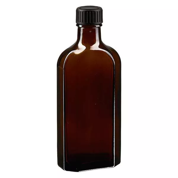 150 ml Meplatin ruskea ruuvikorkki, jossa on LKD-sulkulevy