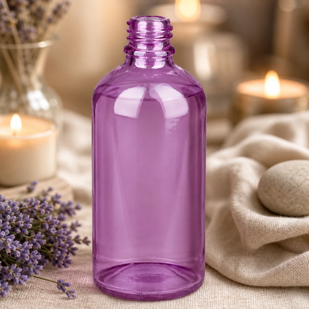100ml PurpleLine UT18/100 UNiTWIST-apteekkipullo PurpleLine UT18/100 UNiTWIST-apteekkipullo Tyylikäs PurpleLine 100ml apteekkipullo tyylikkäällä violetilla muotoilulla kauneudenhoitoon ja kylpylässä käytettäväksi.