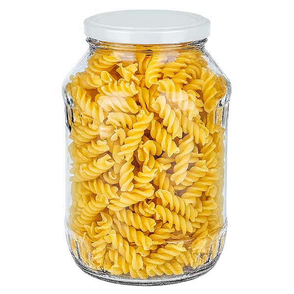 2650ml pyöreä purkki BasicSeal-kannella valkoinen UNiTWIST 2650ml pyöreä purkki BasicSeal-kannella valkoinen UNiTWIST