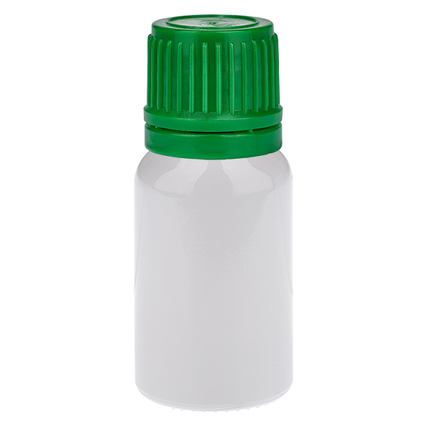 10 ml pullo, 11 mm kierrekorkki, vihreä, alkuperäissuojattu korkki WhiteLine UT18/10 10 ml pullo, 11 mm kierrekorkki, vihreä, alkuperäissuojattu korkki WhiteLine UT18/10