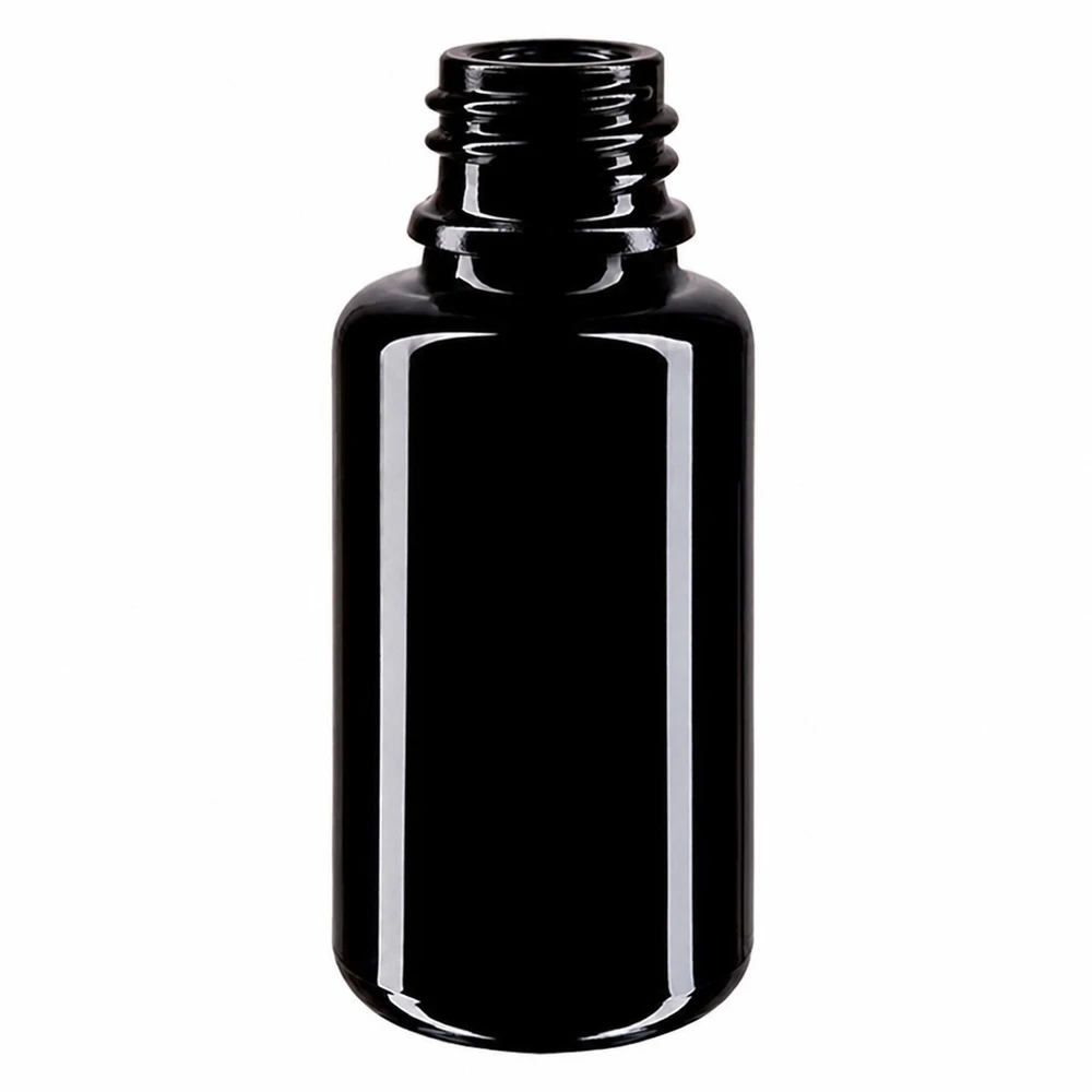 Violetti lasipullo 20ml DIN 18 (Mironglas) (Mironglas). 20ml Orion tippapullo korkealaatuisesta Miron violetista lasista eteerisille öljyille ja tinktuureille.