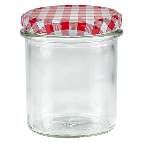 350ml juomalasit + BasicSeal-kansi punainen/valkoinen UNiTWIST