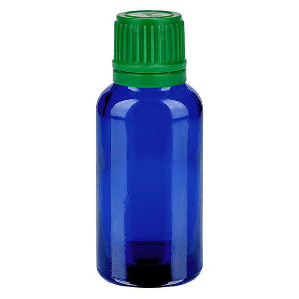 30ml pullo 11mm kierrekorkki vihreä väärentämisen estävä korkki BlueLine UT18/30