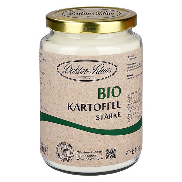 Luomu perunatärkkelys 610g Doktor-Klaus noWaste. Luomu perunatärkkelys 610g Doktor-Klaus noWaste.