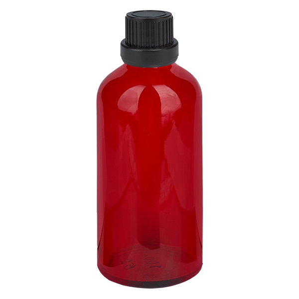 100ml pullo 11mm kierrekorkki musta väärentämisen estävä sulkeminen RedLine UT18/100