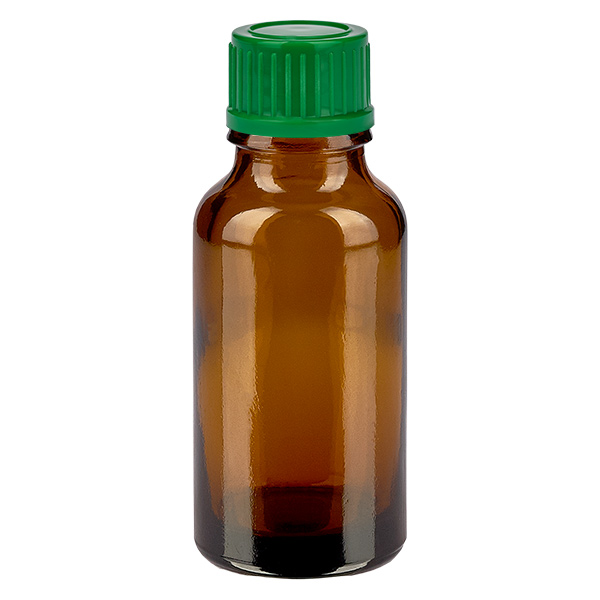 20ml pullo 11mm kierrekorkki vihreä Standard BrownLine UT18/20 Standard BrownLine UT18/20