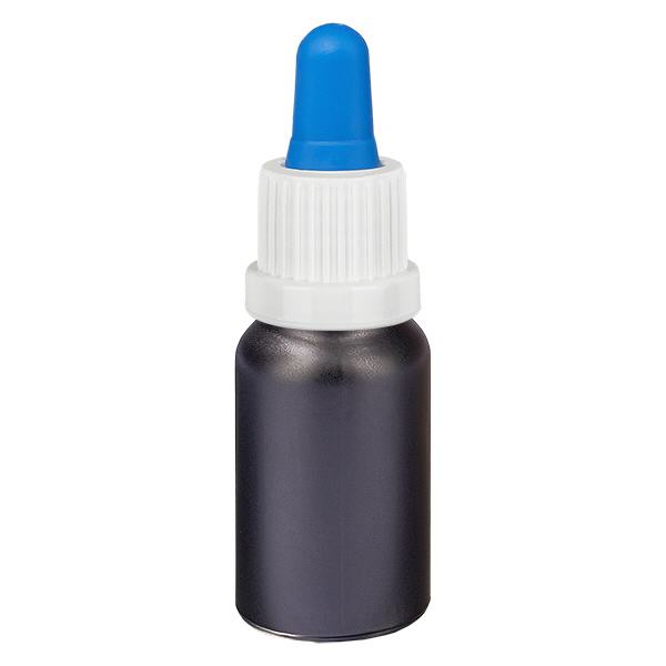 10ml pipettipullo valkoinen/sininen väärentämisen estävä suljin BlackLine UT18/10 10ml pipettipullo valkoinen/sininen väärentämisen estävä suljin BlackLine UT18/10