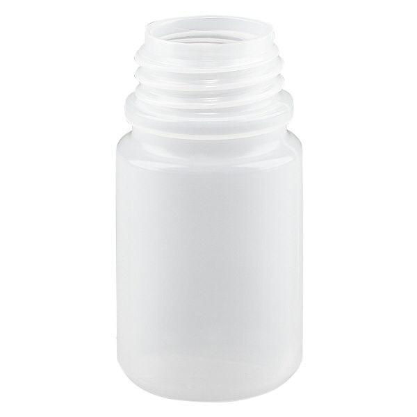 50ml laboratoriopullo, leveä kaula ilman korkkia