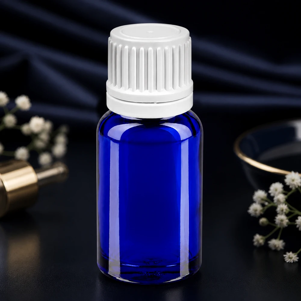 10ml pullo 11mm ruuvikorkki valkoinen väärentämisen estävä sulkeminen BlueLine UT18/10