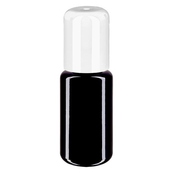 Apteekkipullo violetti 20ml roll-on korkki valkoinen Apteekkipullo violetti 20ml roll-on korkki valkoinen
