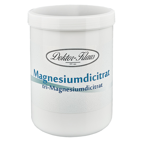 Tri-magnesiumdisitraatti (vedetön) 1kg Doktor-Klaus Tri-magnesiumdisitraatti (vedetön) 1kg Doktor-Klaus