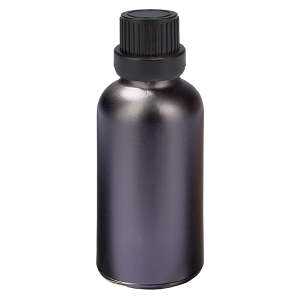 30ml pullo 11mm kierrekorkki musta väärentämisen estävä korkki BlackLine UT18/30