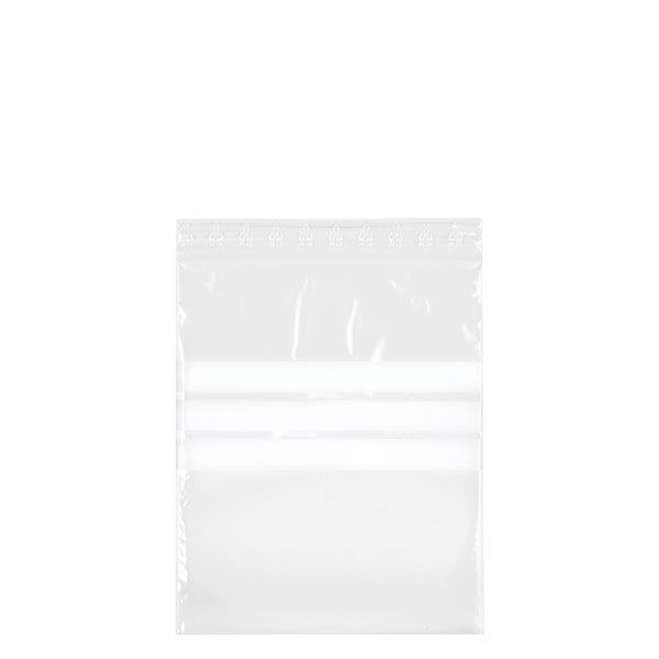 PolyZip-pussit, joissa on merkintäkenttä (100 kpl) 180x250mm/50µm).