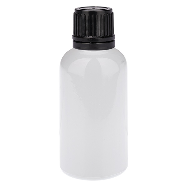 30 ml pullo, 11 mm kierrekorkki musta, alkuperäissuljin WhiteLine UT18/30