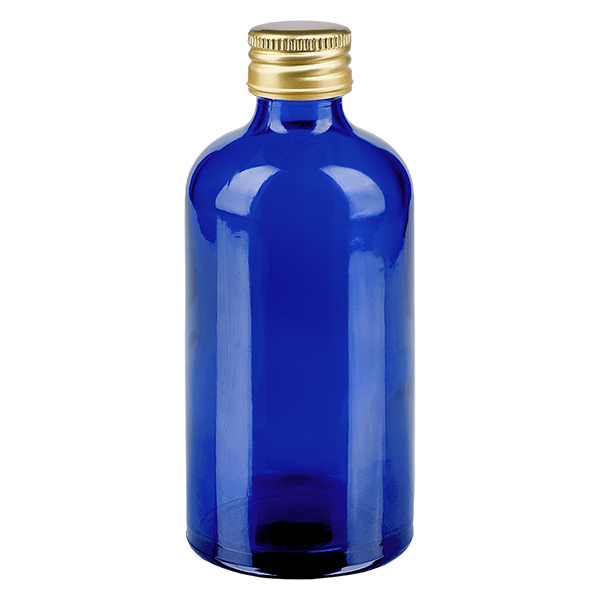 100ml pullo 11mm ruuvikorkki Alu-Go Standard BlueLine UT18/100