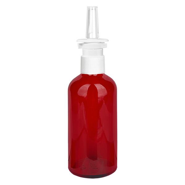 100ml nenäsumutinpullo valkoinen/läpinäkyvä vakiosuljin RedLine UT18/100