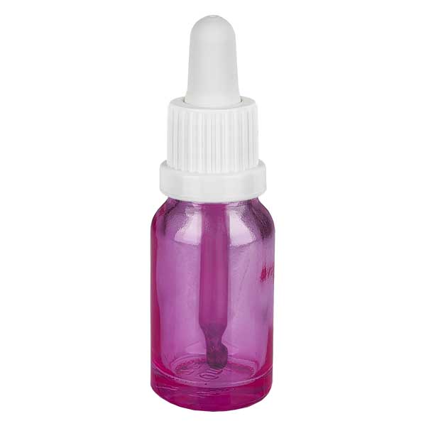 10ml pipettipullo valkoinen Originality ruuvikorkki PurpleLine UT18/10 PurpleLine UT18/10