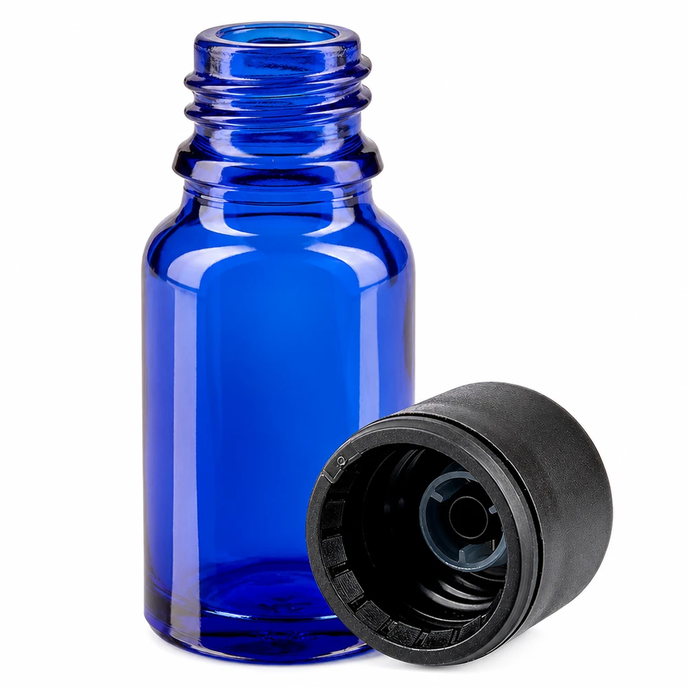 10ml pullo 6mm kierrekorkki musta standardi BlueLine UT18/10 BlueLine UT18/10 10ml pullo 6mm kierrekorkki musta standardi BlueLine UT18/10 BlueLine UT18/10