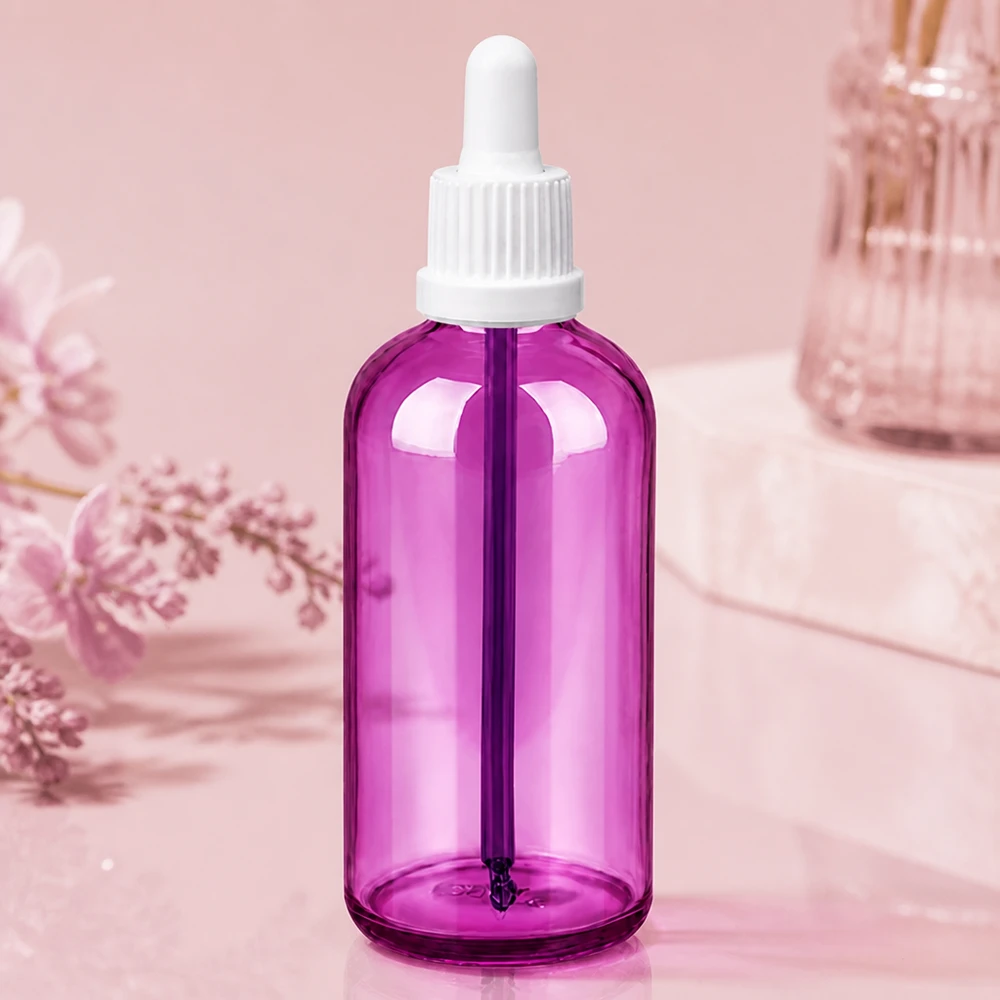 100ml pipettipullo valkoinen Originality kierrekorkki PurpleLine UT18/100 PurpleLine UT18/100 100ml pipettipullo valkoisella OV-korkilla UT18/100 kosmetiikkatuotteiden turvalliseen säilytykseen.
