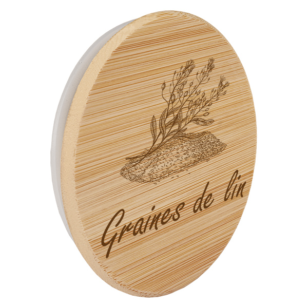 Puinen suojus "Graines de lin" pour WECK RR100 Puinen suojus "Graines de lin" pour WECK RR100