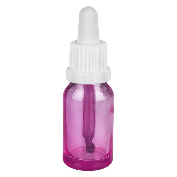 10ml pipettipullo valkoinen Originality ruuvikorkki PurpleLine UT18/10 PurpleLine UT18/10