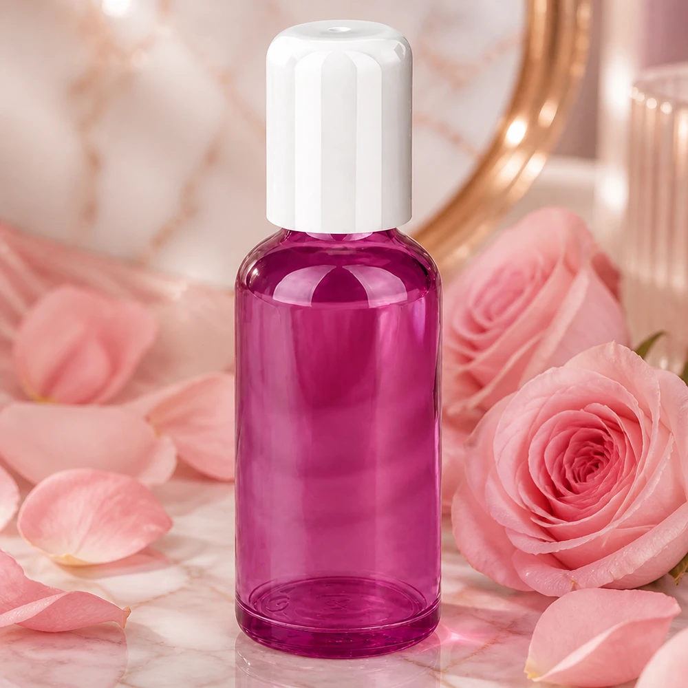 Roll-on-pullo 50ml PurpleLine violetti DIY-kosmetiikkaan ja kotitekoisiin hajuvesiin.
