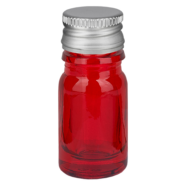 5ml pullo 11mm kierrekorkki alumiini-hopea Standard RedLine UT18/5 RedLine UT18/5