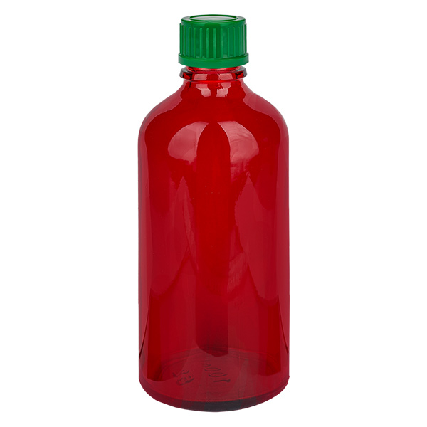 100ml pullo 11mm kierrekorkki vihreä standardi RedLine UT18/100 100ml pullo 11mm kierrekorkki vihreä standardi RedLine UT18/100