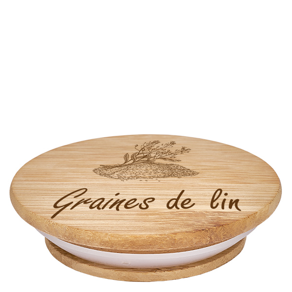 Puinen suojus "Graines de lin" pour WECK RR100 Puinen suojus "Graines de lin" pour WECK RR100