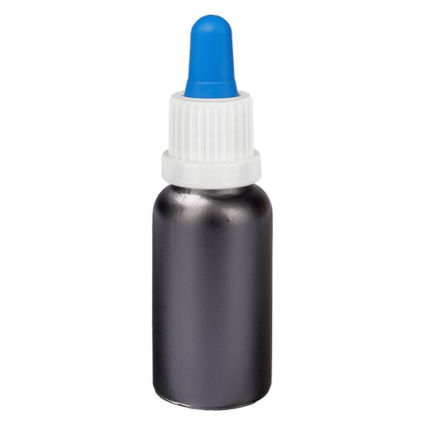 20ml pipettipullo valkoinen/sininen väärentämisen estävä sulkeminen BlackLine UT18/20