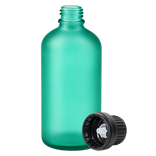 100ml tippapullo 2mm musta tamper-evident sulkeminen GreenLine UT18/100 GreenLine UT18/100