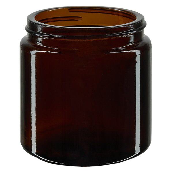 120ml lasipurkki. ruskea ilman kantta, kierre 58mm/R3 ApoGlas