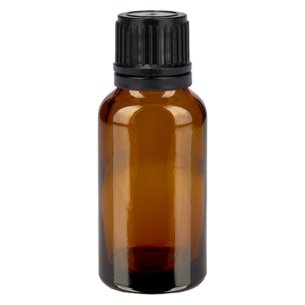 20ml pullo 11mm kierrekorkki musta väärentämisen estävä korkki BrownLine UT18/20