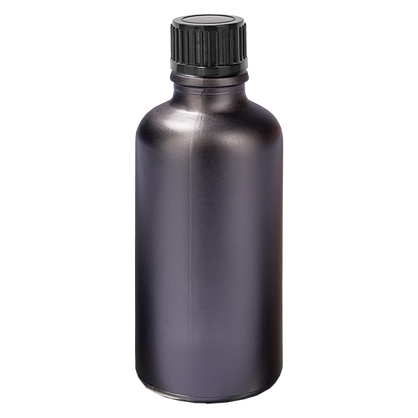 50ml pullo 11mm kierrekorkki musta vakio BlackLine UT18/50