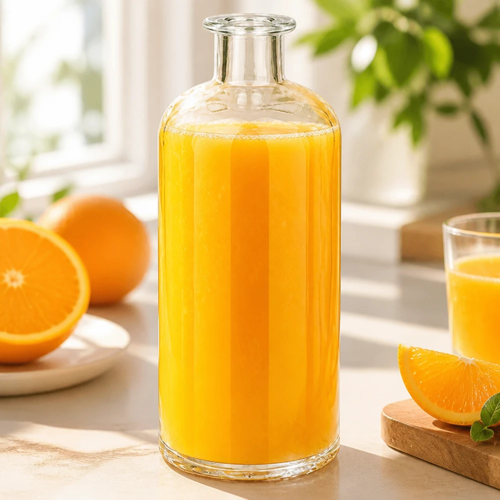 500ml Glasflasche "Flora" ohne Verschluss UNiTWIST