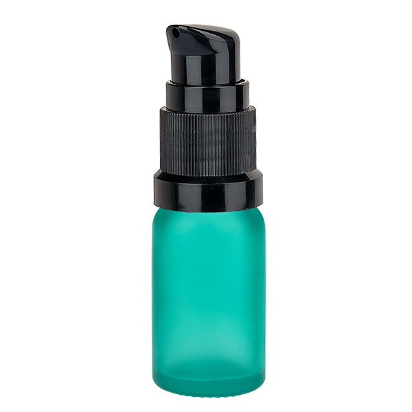 10ml pumppupullo musta vakiokorkki GreenLine UT18/10 10ml pumppupullo musta vakiokorkki GreenLine UT18/10