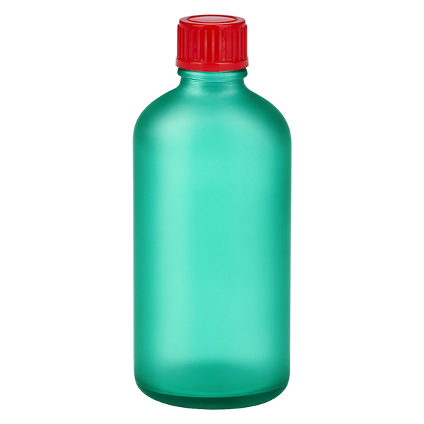 100ml pullo 11mm kierrekorkki punainen Standard GreenLine UT18/100 100ml pullo 11mm kierrekorkki punainen Standard GreenLine UT18/100