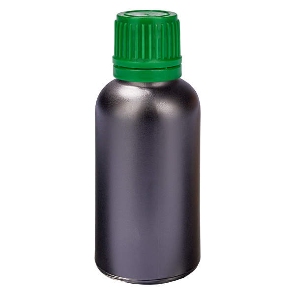 30ml pullo 11mm kierrekorkki vihreä väärentämisen estävä korkki BlackLine UT18/30 30ml pullo 11mm kierrekorkki vihreä väärentämisen estävä korkki BlackLine UT18/30