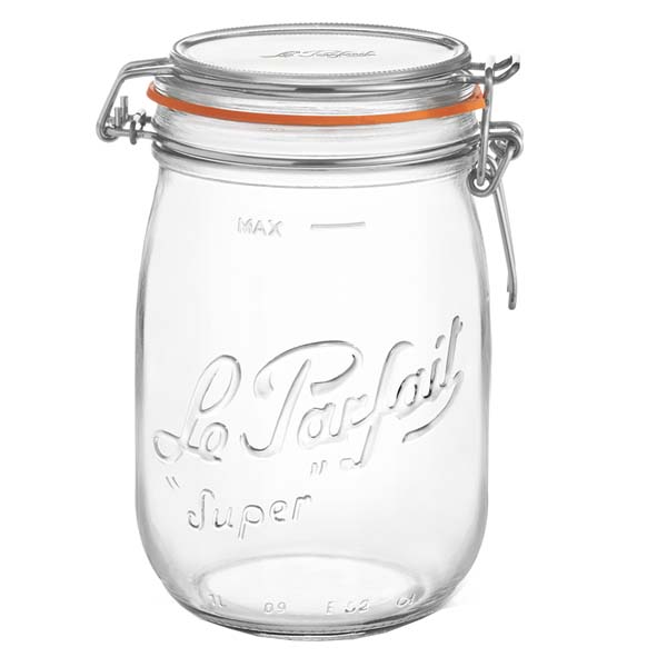1000ml Vorratsglas "Super" mit Bügelverschluss Le Parfait®