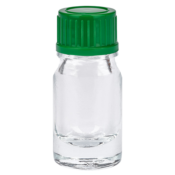 5ml pullo 11mm ruuvikorkki vihreä Standard ClearLine UT18/5 5ml pullo 11mm ruuvikorkki vihreä Standard ClearLine UT18/5