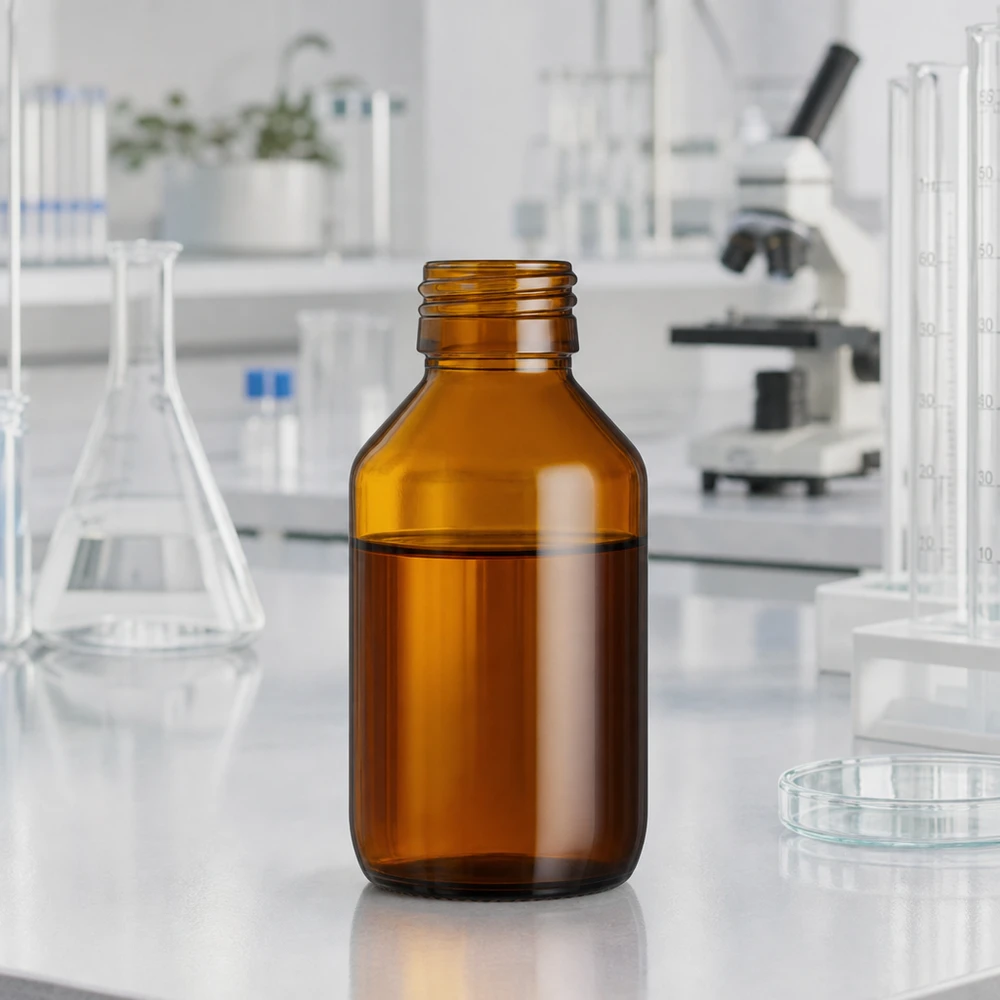 100ml lääkepullo ruskea, ilman korkkia PP28 ApoGlas Ruskea lasipullo 100ml lääkkeille ilman korkkia PP28 kierre