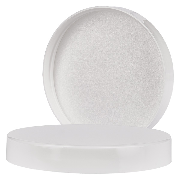 Kierrekorkki 70mm valkoinen Petpackerille