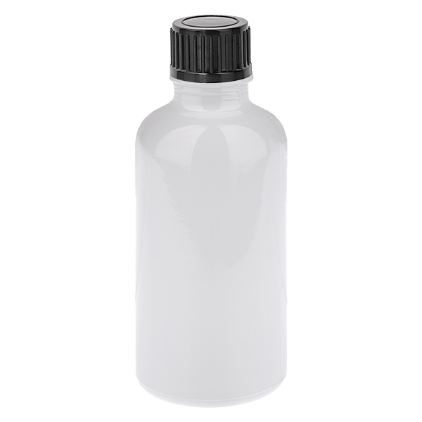 50 ml pullo, 11 mm kierrekorkki musta, vakiomalli WhiteLine UT18/50 50 ml pullo, 11 mm kierrekorkki musta, vakiomalli WhiteLine UT18/50