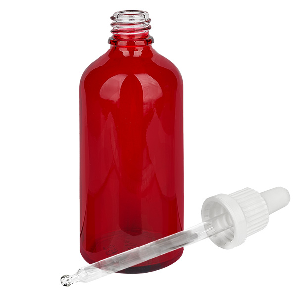 100ml pipettipullo valkoinen väärentämisen varalta suljettava RedLine UT18/100 100ml pipettipullo valkoinen väärentämisen varalta suljettava RedLine UT18/100