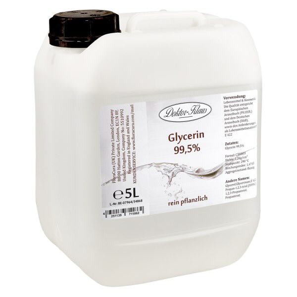 Glyseriini (99,5 %) 5 litraa Doktor-Klaus Glyseriini (99,5 %) 5 litraa Doktor-Klaus