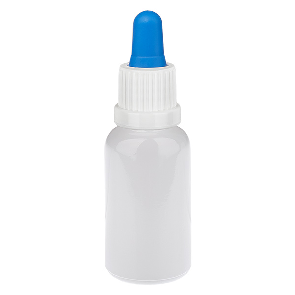 20 ml pipettipullo valkoinen/sininen alkuperäiskorkki WhiteLine UT18/20