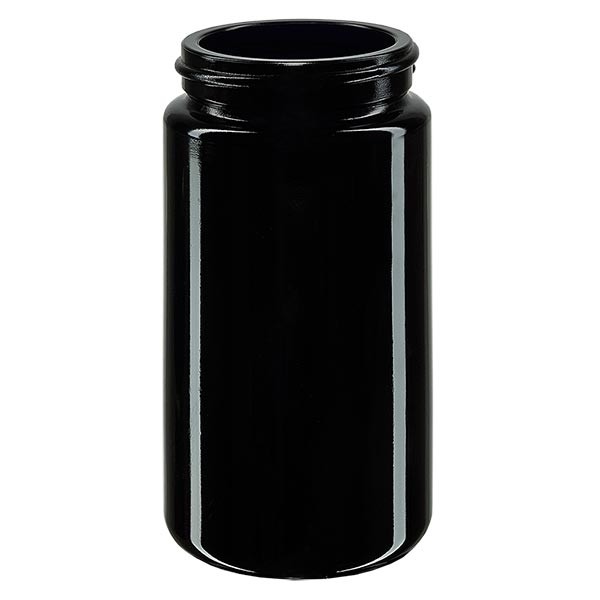 Leveäsuinen purkki+ violetti lasi 100ml, ilman kantta