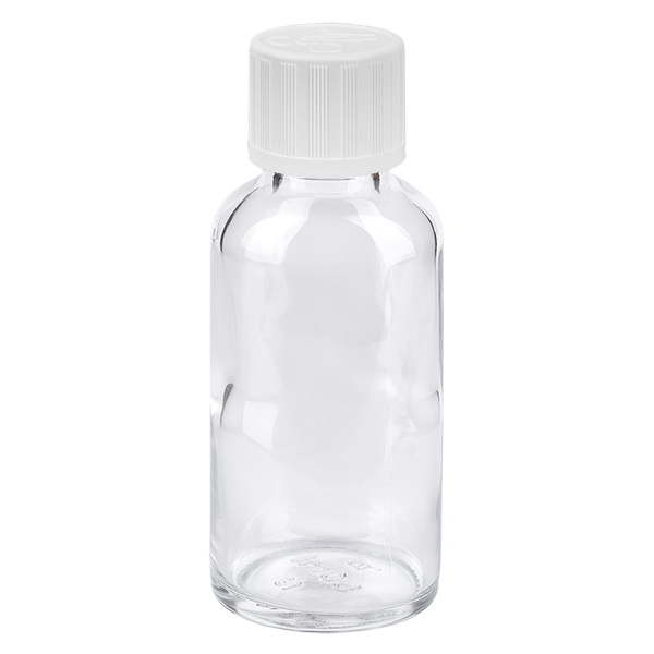 20ml pullo 11mm ruuvikorkki valkoinen vakio peukaloinninesto ClearLine UT18/20 ClearLine UT18/20 20ml pullo 11mm ruuvikorkki valkoinen vakio peukaloinninesto ClearLine UT18/20 ClearLine UT18/20