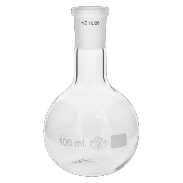 100ml lantiopullo, jossa on vakiohiottu liitos (19/26).