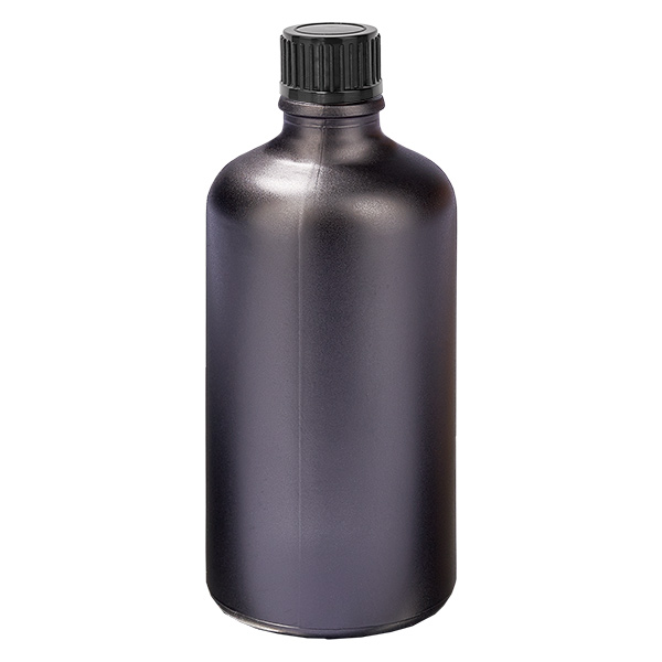 100ml pullo 11mm kierrekorkki musta vakio BlackLine UT18/100